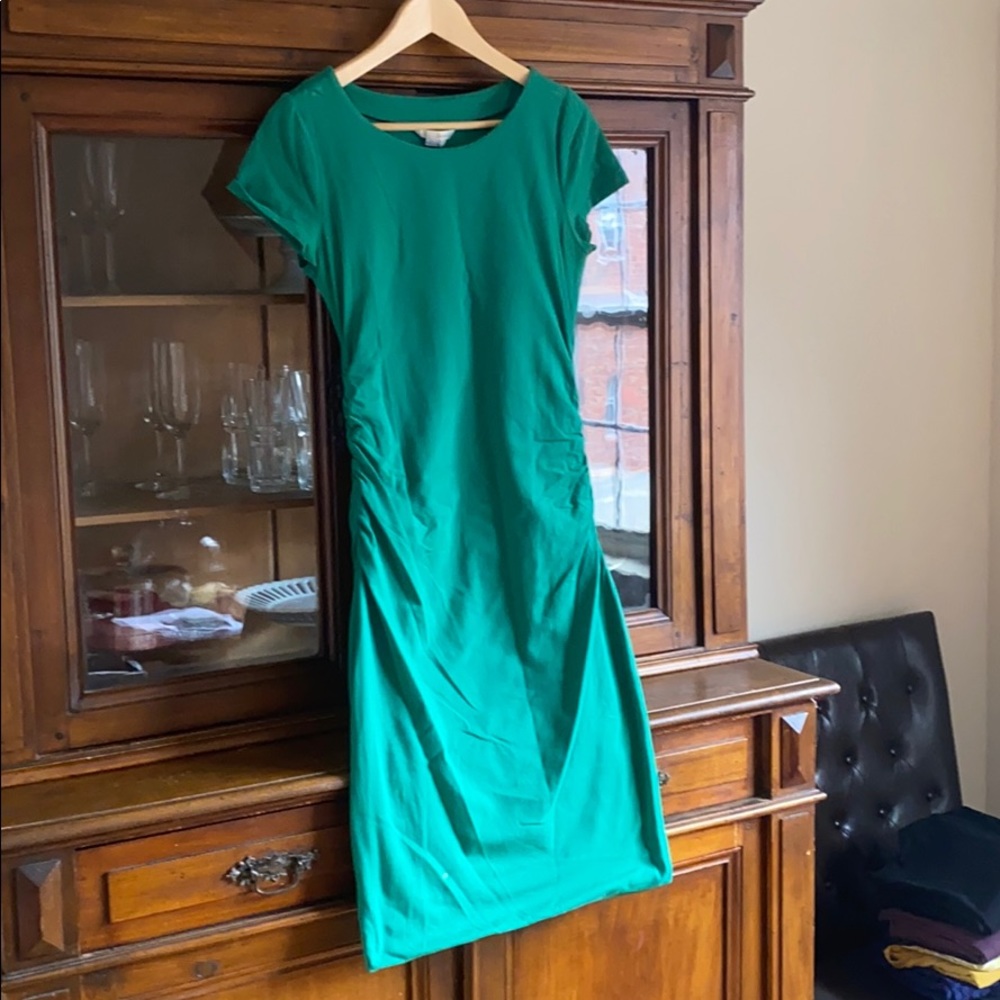 Kelly green Boden Jersey Dress